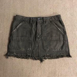 free people cargo skirt